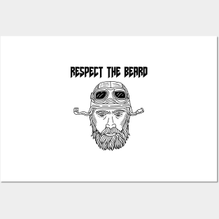 Respect The Beard Posters and Art